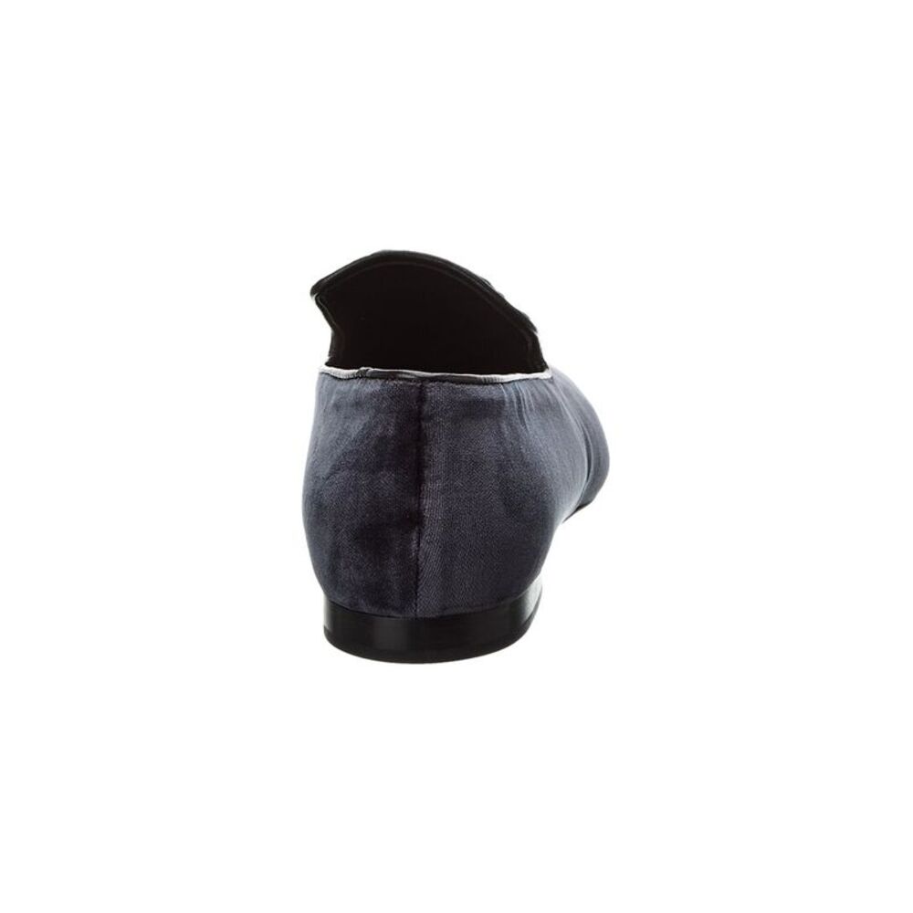 Toteme Venetian Velvet Loafer, Grey - Picture 3 of 5